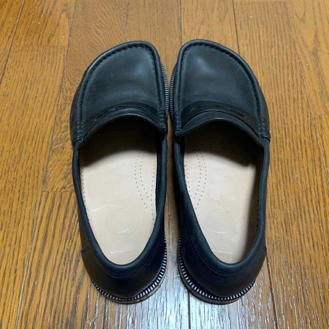LOEWE ブラック ローファー