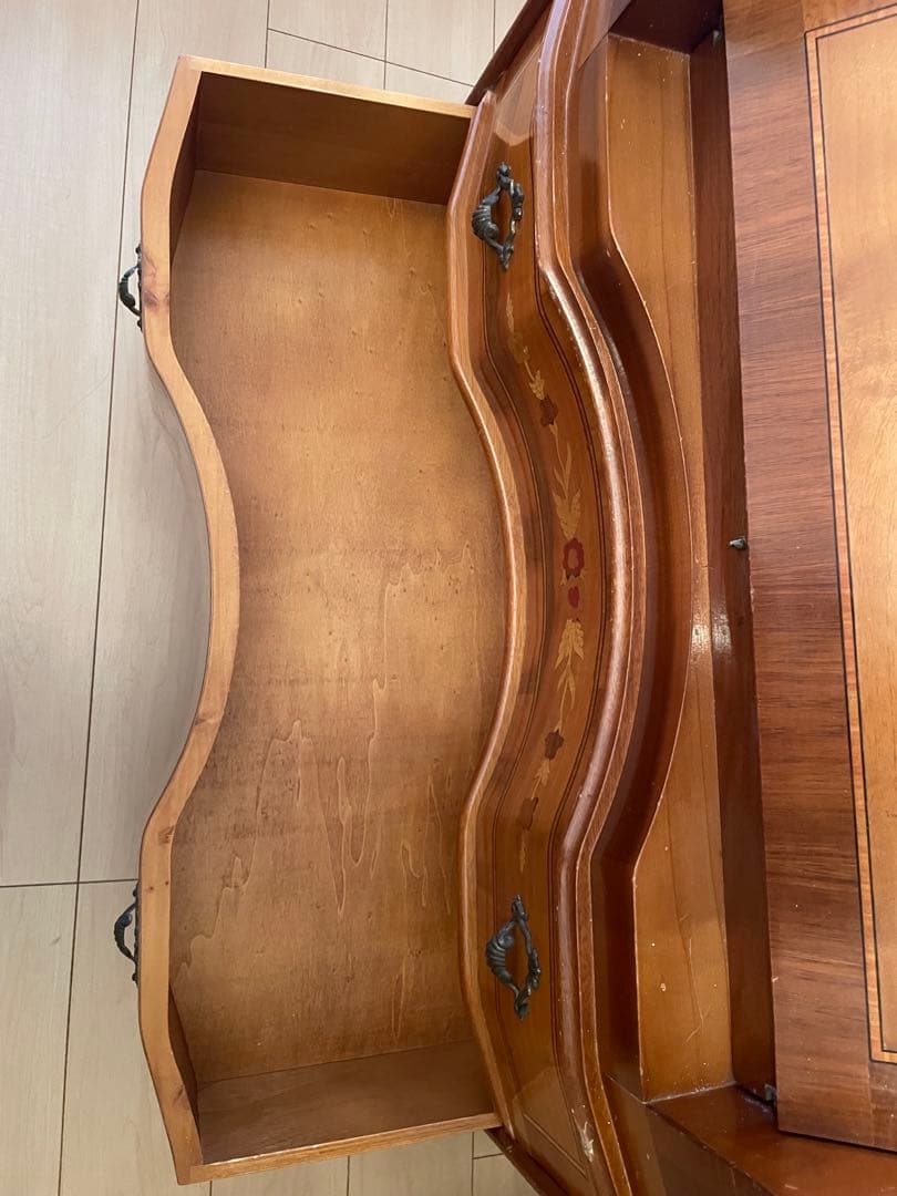 ライティングビューロー　アンティーク　家具　西洋　キャビネット