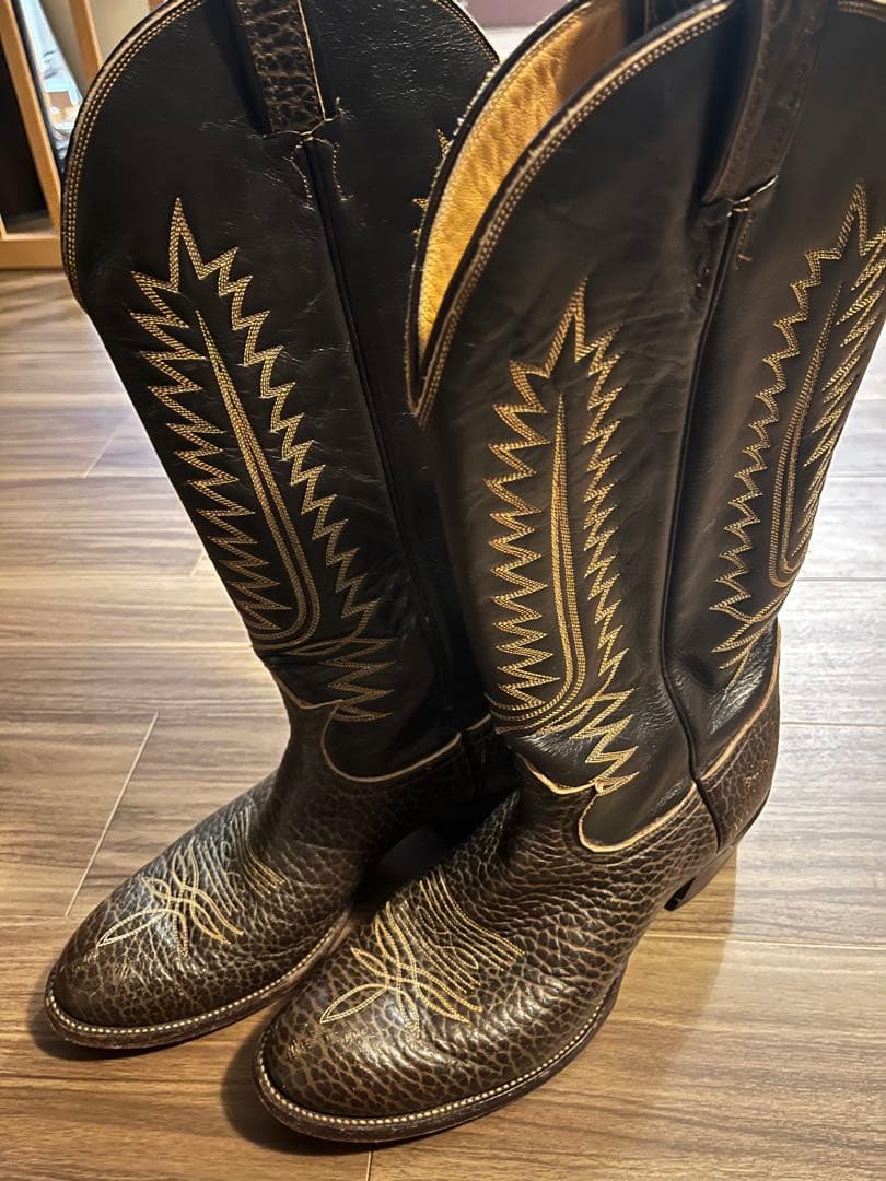 28cm Tony Lama ダークブラウン ウエスタンブーツ