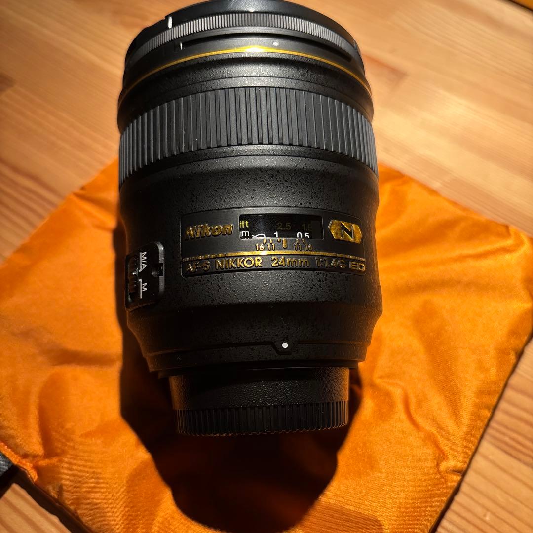 NIKKOR AF-S 24mmf1.4G 単焦点（保護フィルター付）