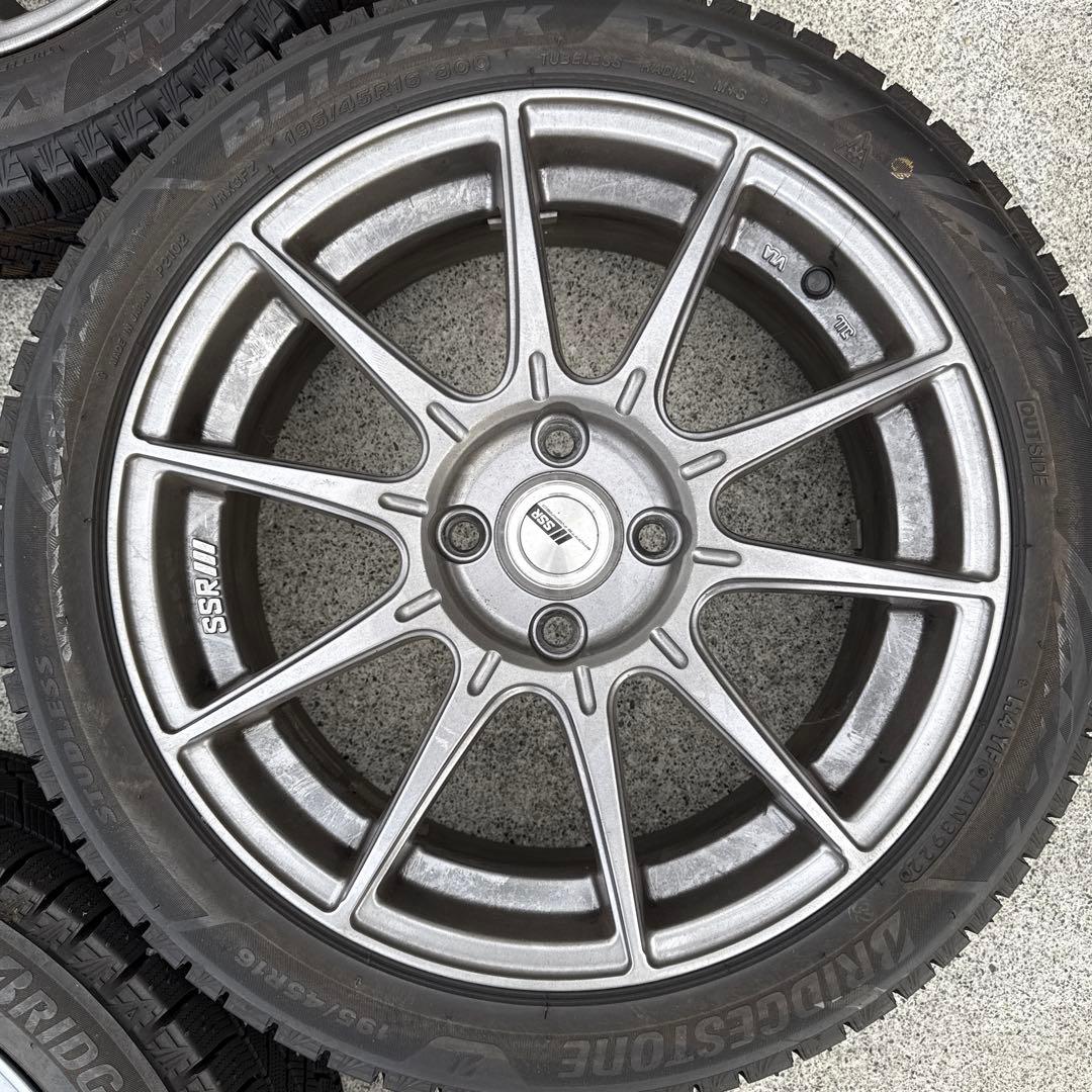 【セール中】HONDA S660専用スタッドレスとホイールセット【SSR】