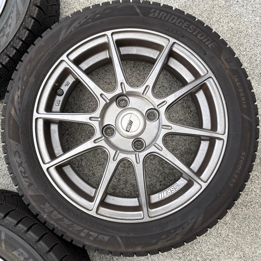 【セール中】HONDA S660専用スタッドレスとホイールセット【SSR】