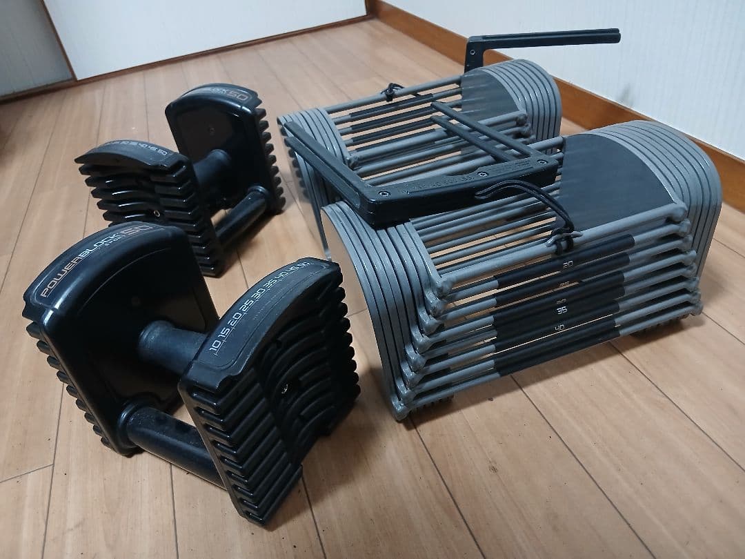 ① POWER BLOCK SP50パワーブロック ダンベル　23kg × 1個