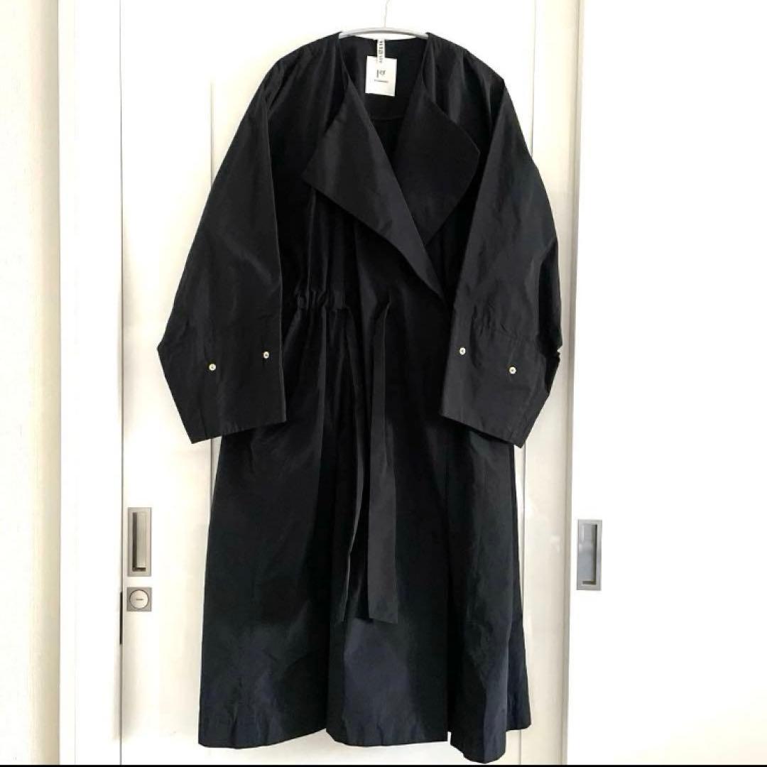 【美品】1er プルミエアロンディスモン タフタコート レインコート 黒