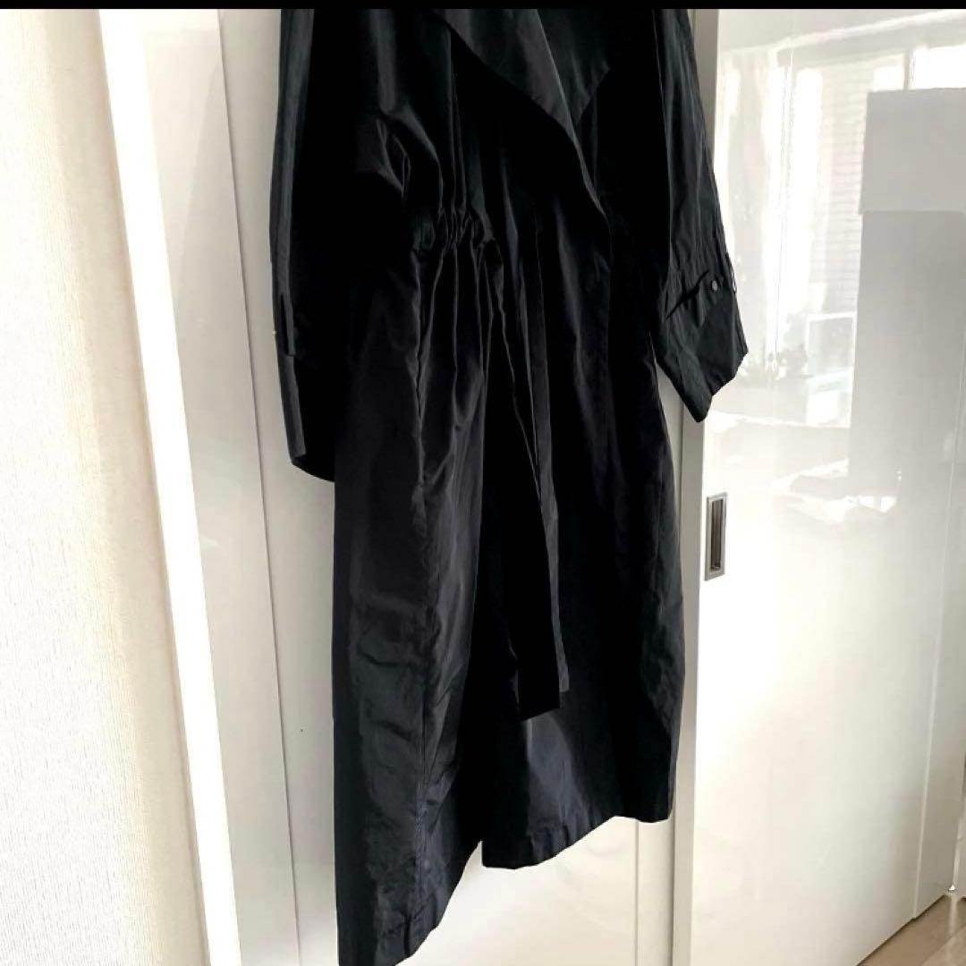 【美品】1er プルミエアロンディスモン タフタコート レインコート 黒