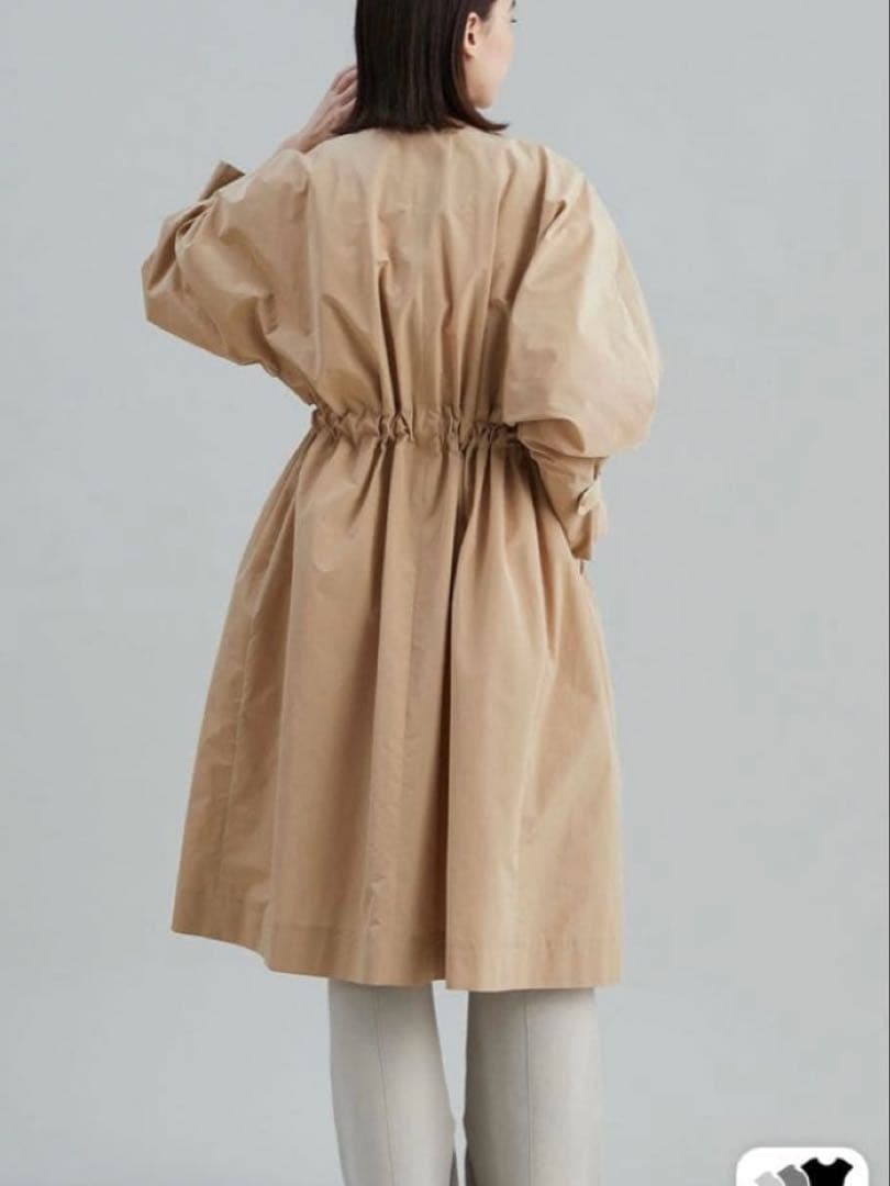 【美品】1er プルミエアロンディスモン タフタコート レインコート 黒