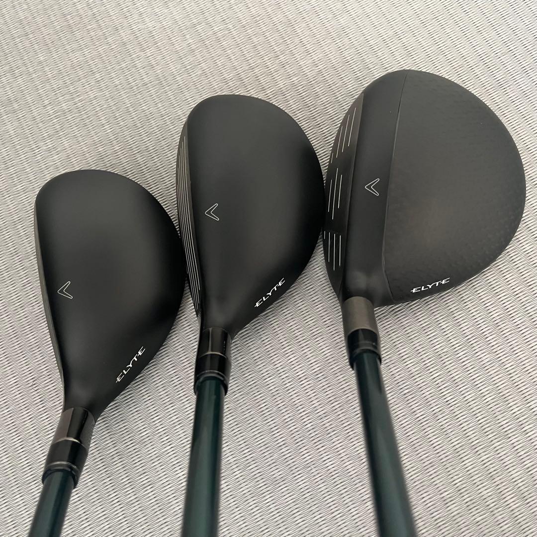 美品★ELYTE MAX FAST ３本セット 5FW.4UT.5UT カバー付