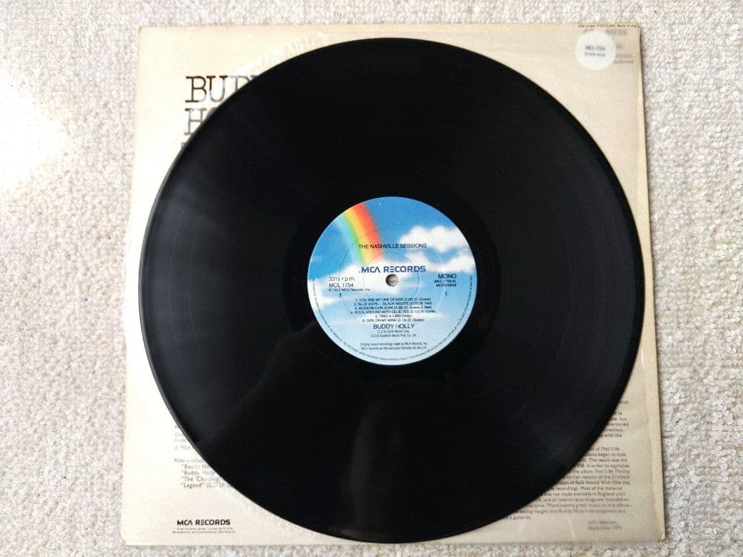 Buddy Holly バディ・ホリー LPレコード