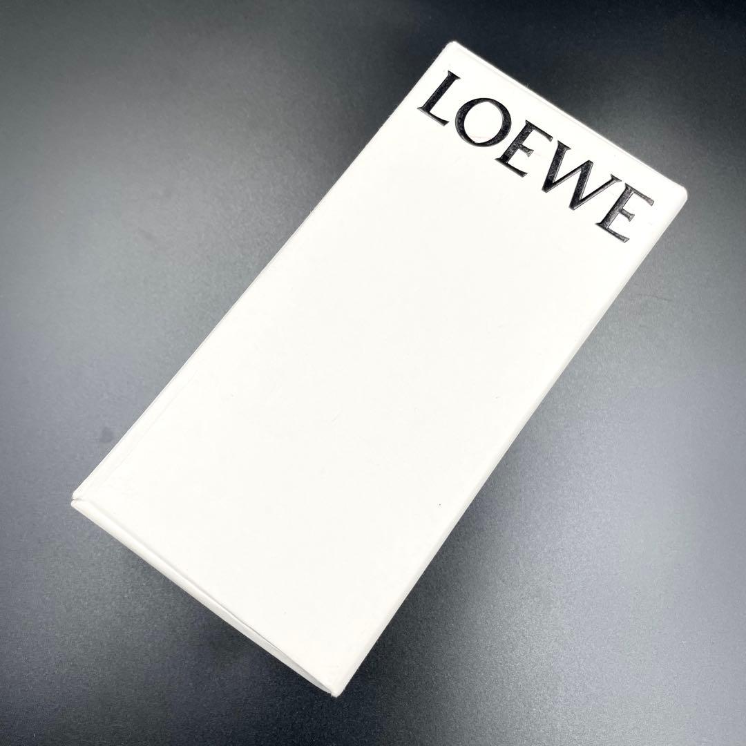 極美品・鑑定済★ロエベ　アナグラム　ブレスレット　バングル　レザー　ブラック