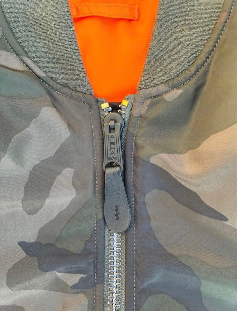 【Alpha MA-1】 MA-1カモ 迷彩