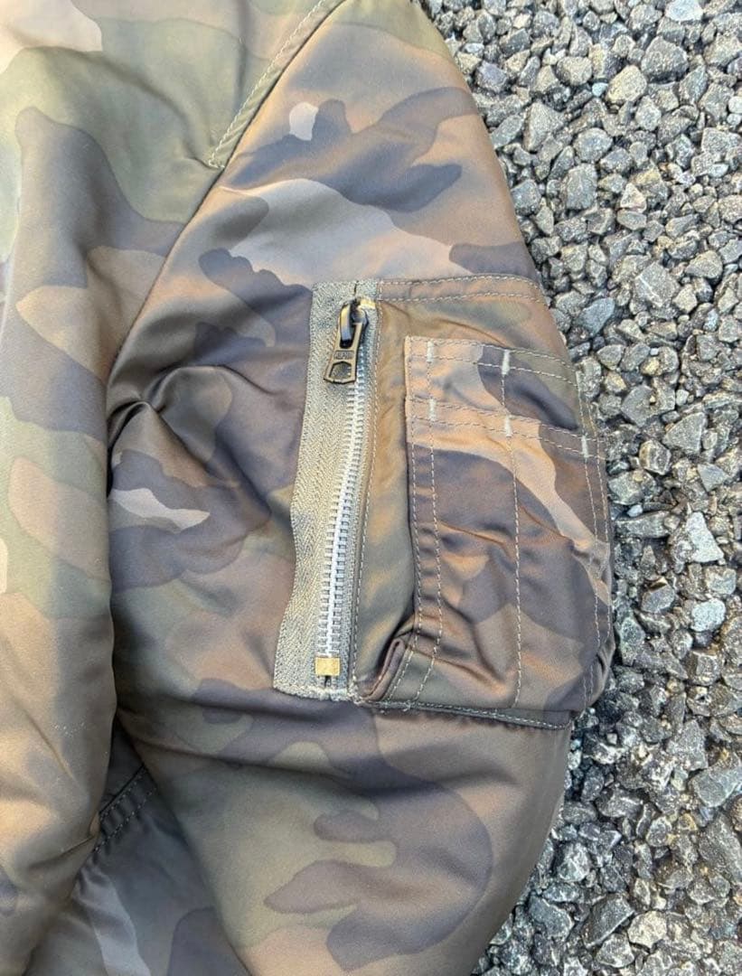 【Alpha MA-1】 MA-1カモ 迷彩