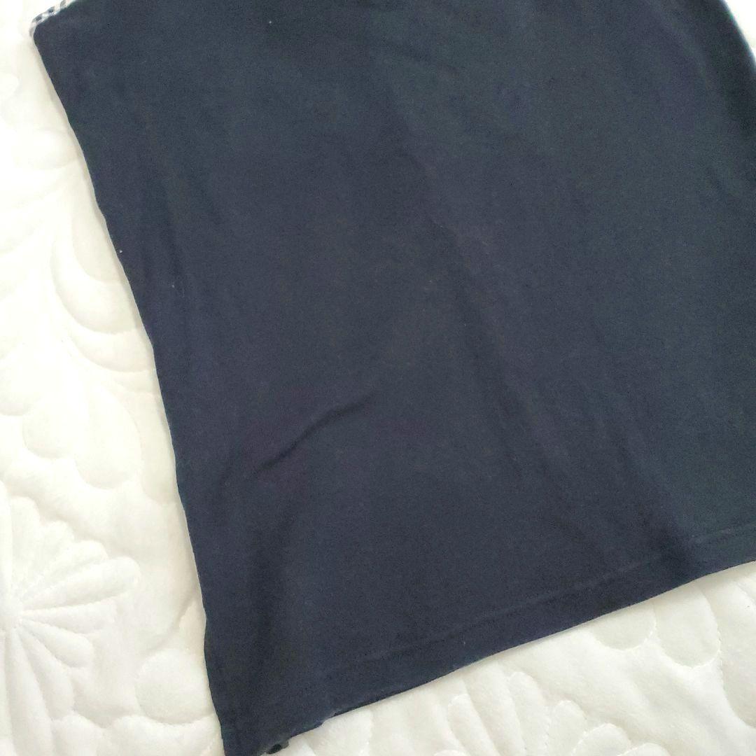 バーバリーブルーレーベル バックリボン ノバチェック ホースロゴ タンクトップ