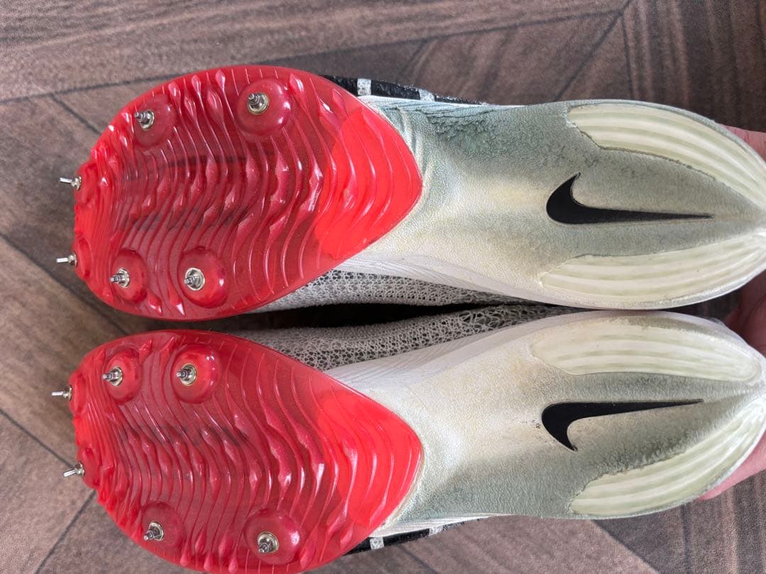 Nike スパイクシューズ ホワイト/レッド/ブラック