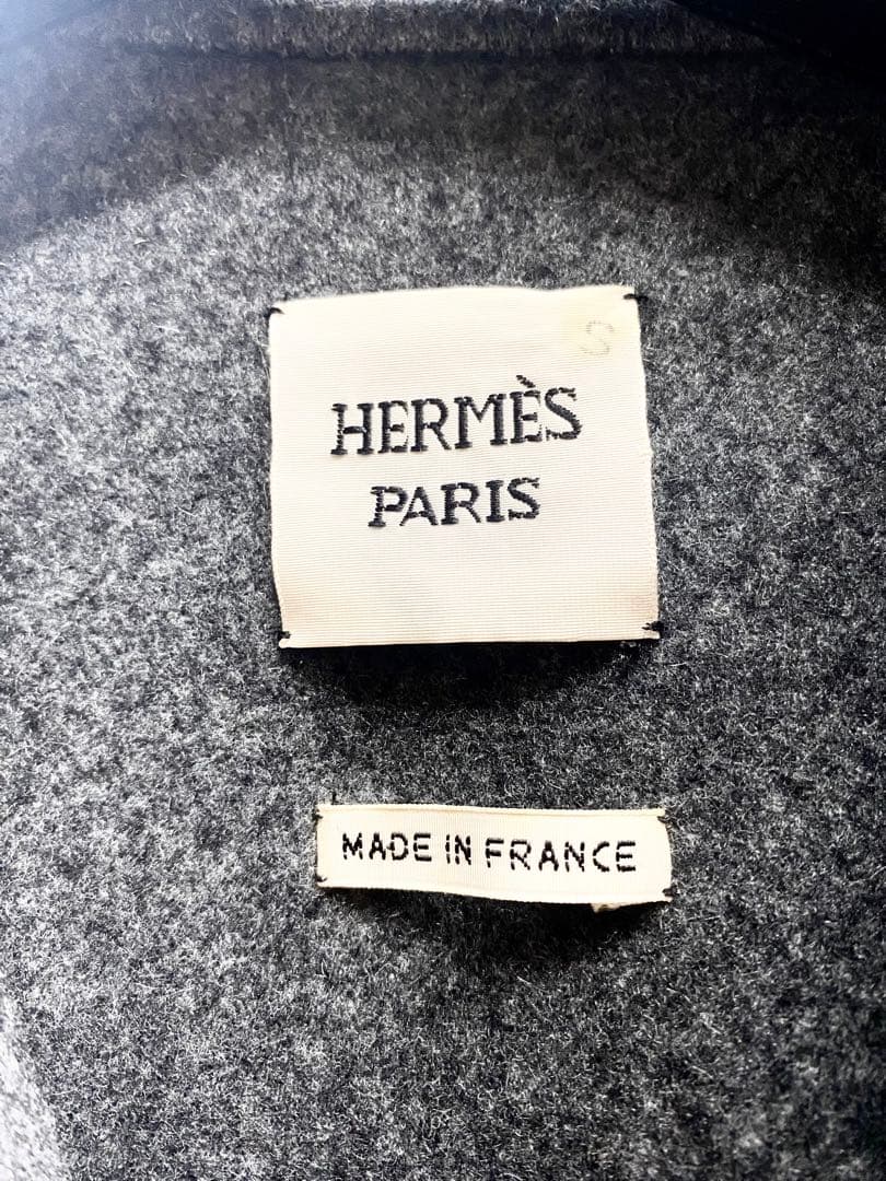 新品同様❣️エルメスHERMESケープマント カシミア100%コート