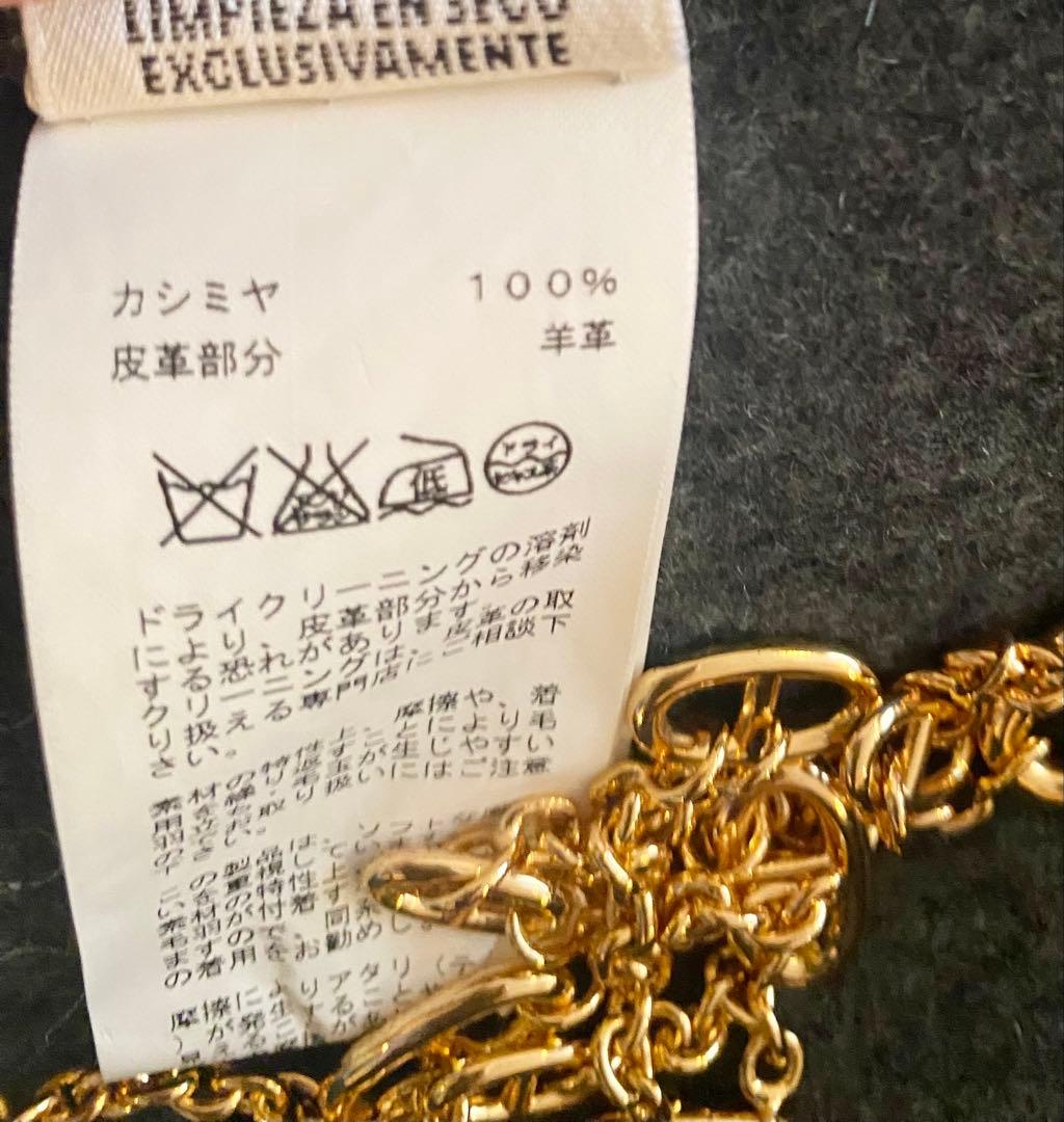 新品同様❣️エルメスHERMESケープマント カシミア100%コート