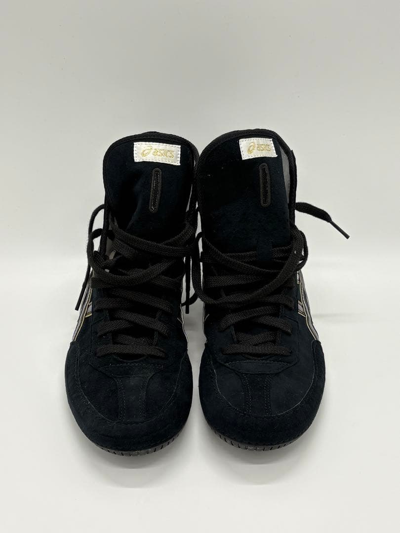 ASICS レスリングシューズ ブラック/イエロー