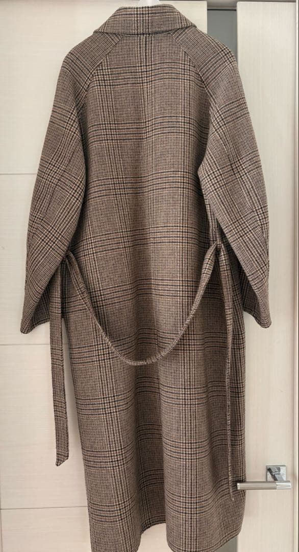 TODAYFUL ステンカラーチェックコート　36