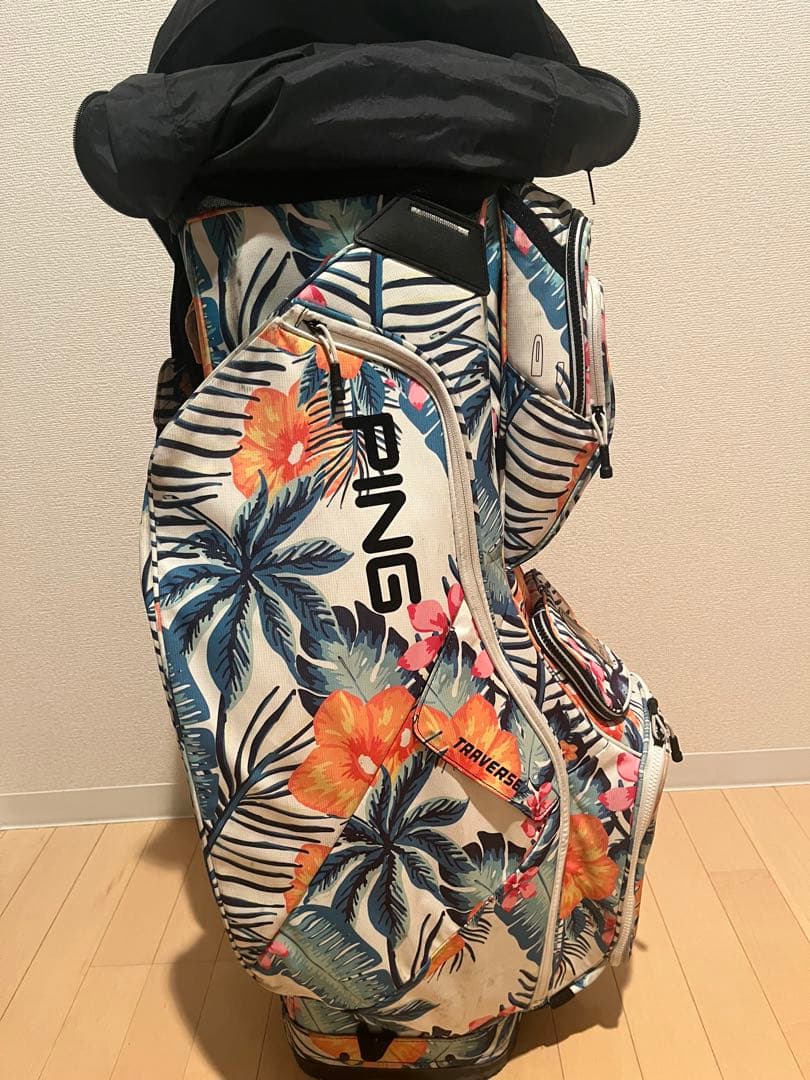 PING ハワイアンフラワーキャディバッグ