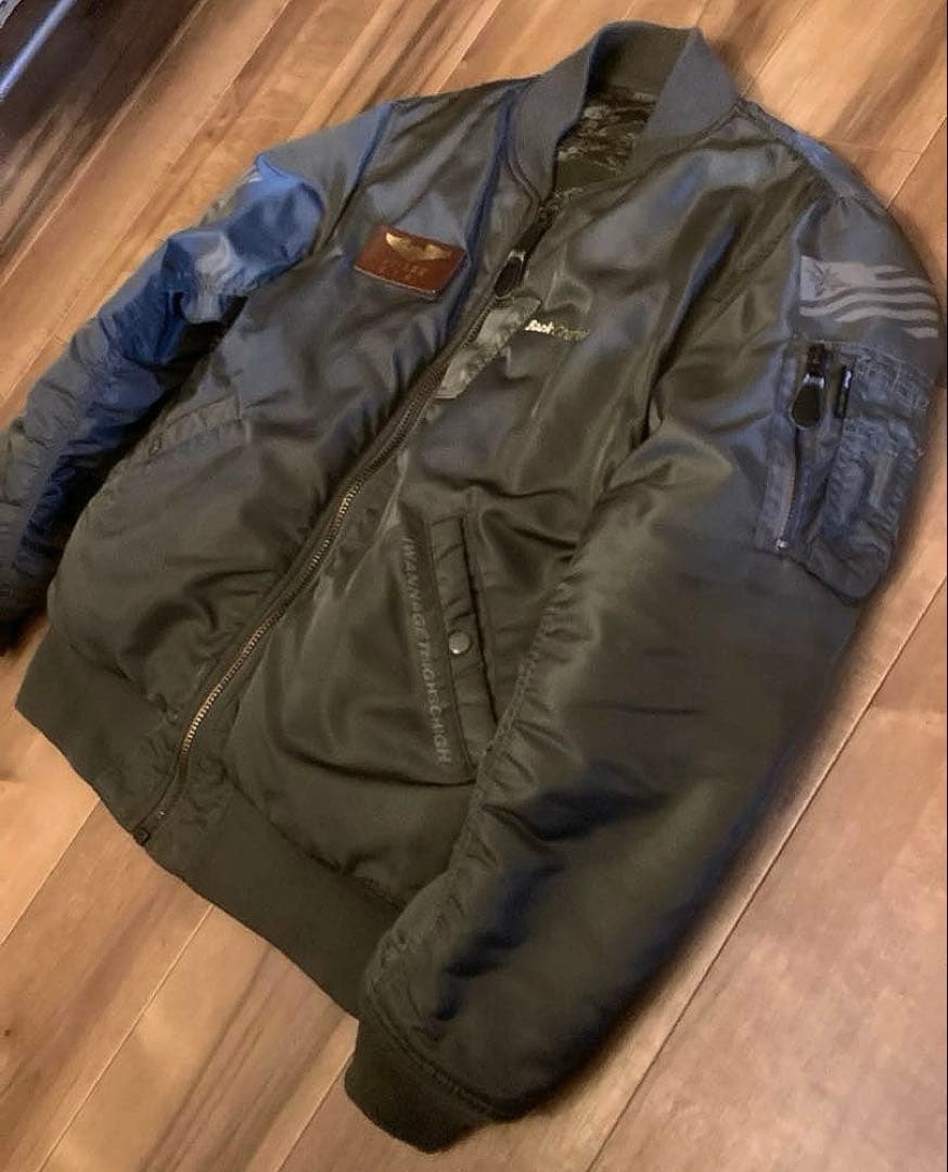 AVIREX バックチャンネルMA-1 ボンバージャケット フライトジャケット