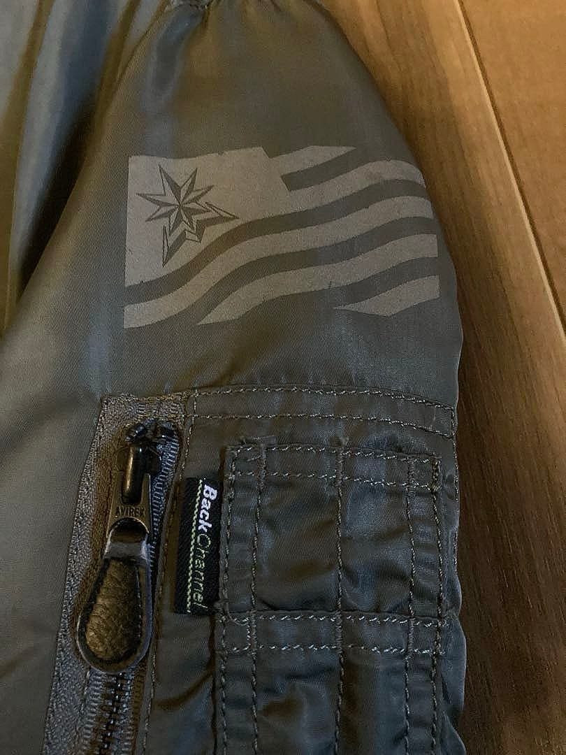 AVIREX バックチャンネルMA-1 ボンバージャケット フライトジャケット