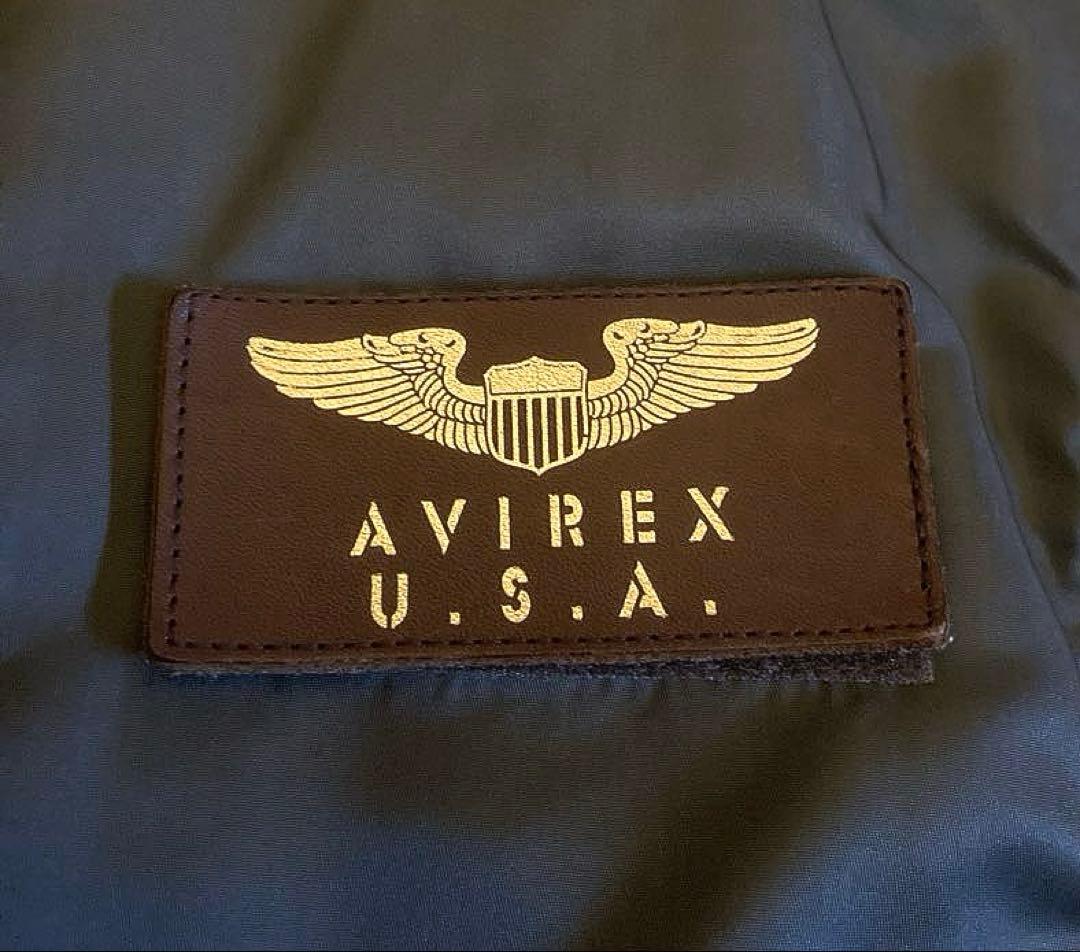 AVIREX バックチャンネルMA-1 ボンバージャケット フライトジャケット