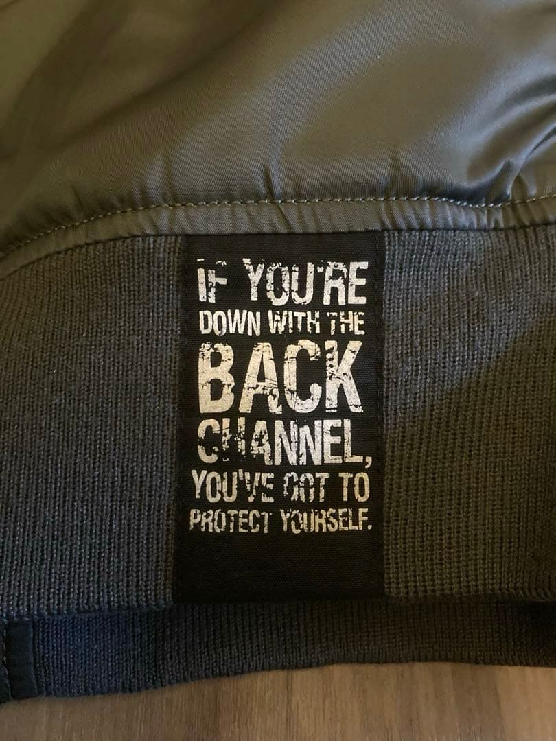 AVIREX バックチャンネルMA-1 ボンバージャケット フライトジャケット