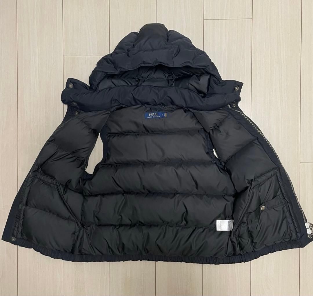 POLO RALPH LAUREN ポニー刺繍 肉厚ダウンベスト 黒Mサイズ