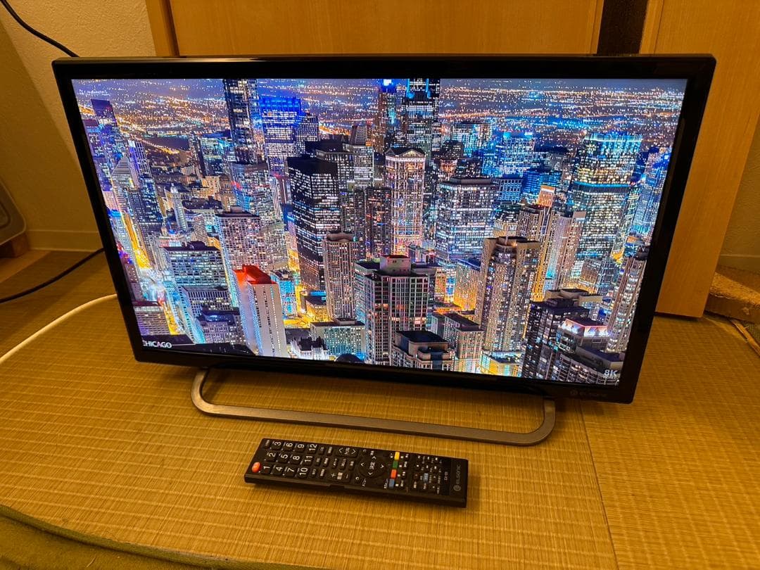 録画可！ELSONIC 24型　500GB内蔵　テレビ　2020年製　美品！