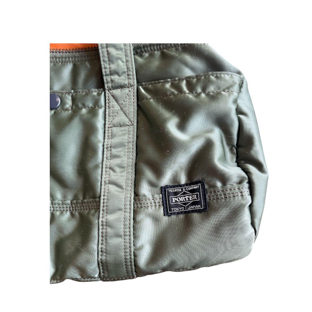 PORTER オリーブグリーン ドラムバッグ