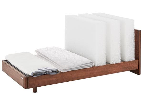 [オキシクリーン済] 美品 ダブル エアウィーヴ ベッドマットレス S02