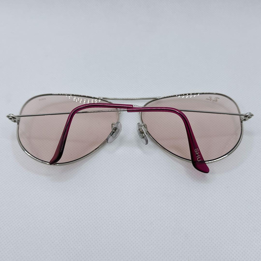 RayBan レイバン サングラス アビエーター ティアドロップ ピンク ケース