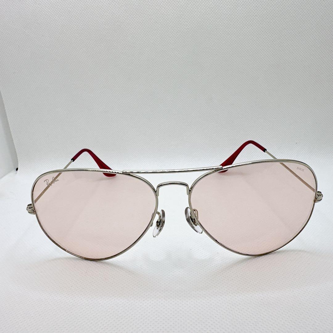 RayBan レイバン サングラス アビエーター ティアドロップ ピンク ケース