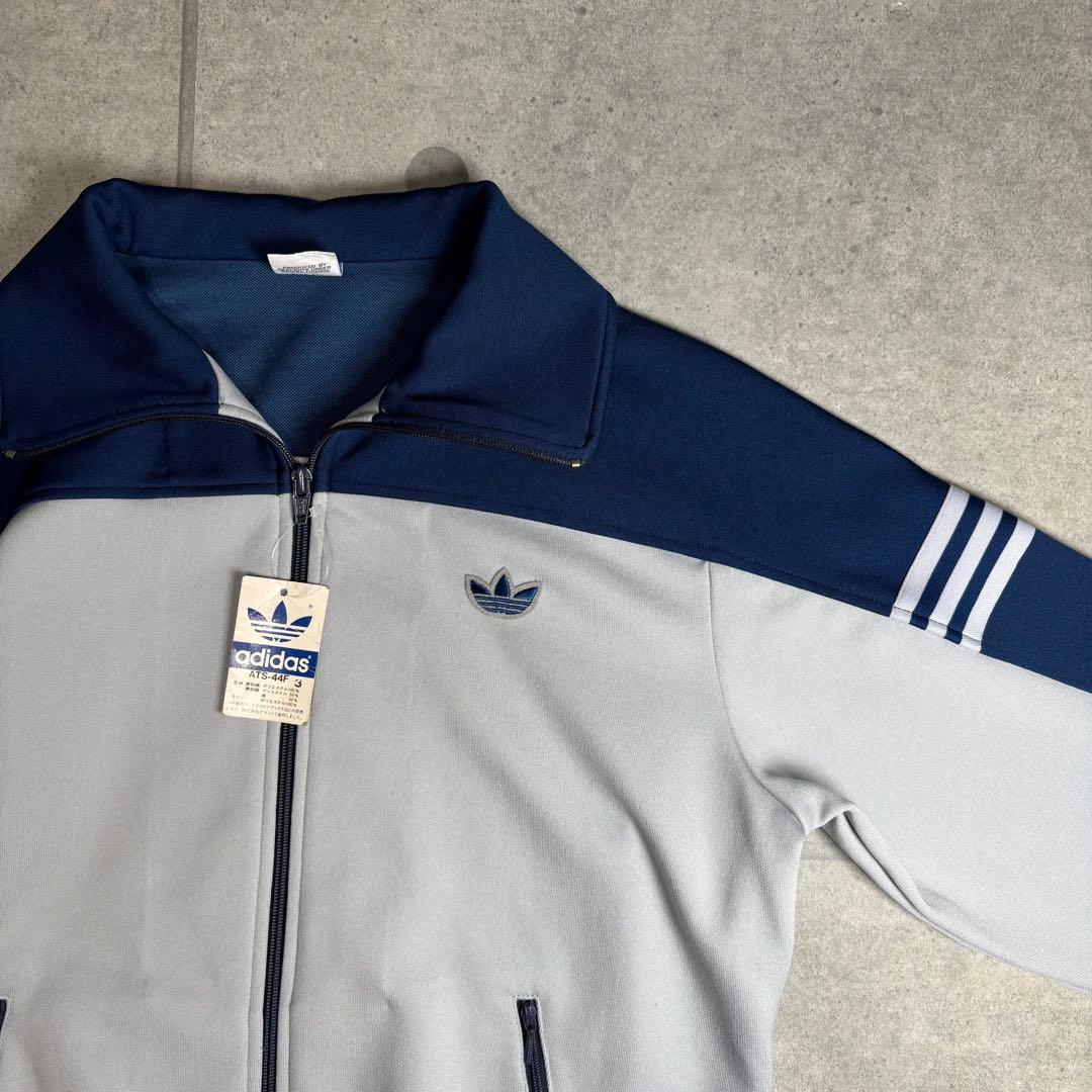 デッドストック　adidas　トラックジャケット　70s　デサント　西ドイツ