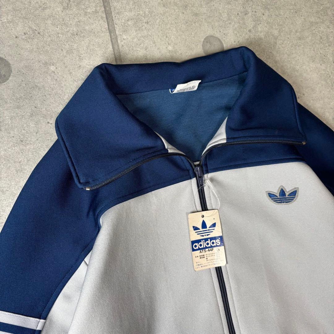 デッドストック　adidas　トラックジャケット　70s　デサント　西ドイツ