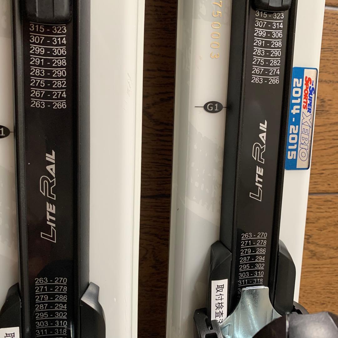 メンズスキー板　174センチ　白