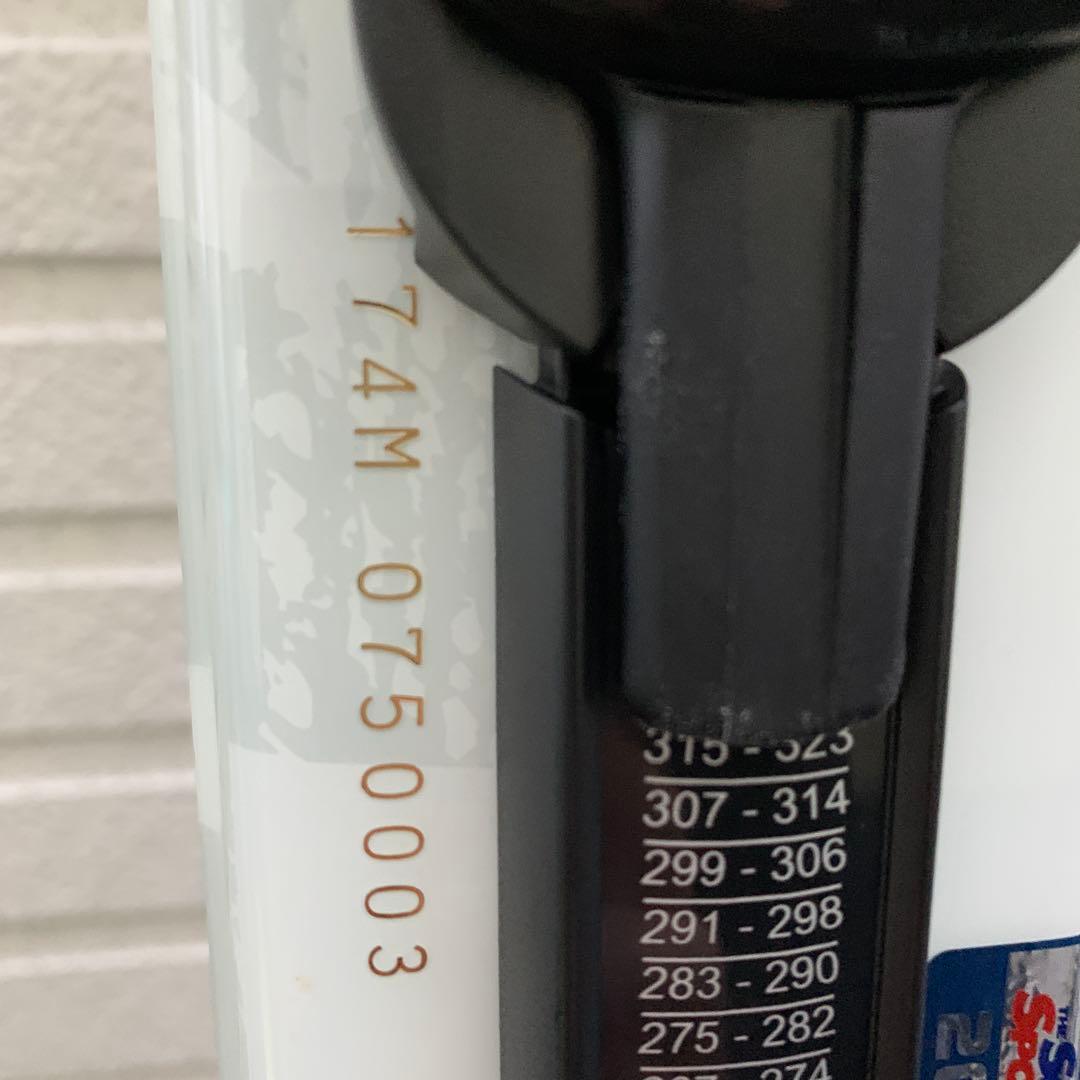 メンズスキー板　174センチ　白