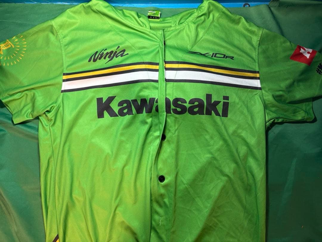 Kawasaki ライダージャケット、8耐応援グッズ シャツ2枚、帽子セット