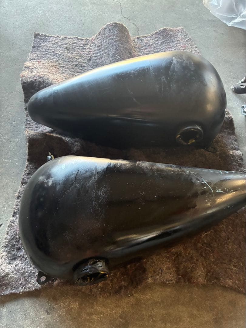 ハーレー　分割タンク　3.5ガロン　パン　ショベル