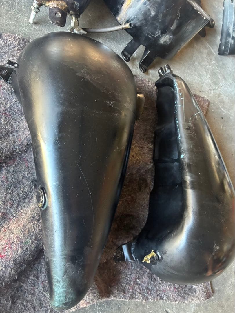 ハーレー　分割タンク　3.5ガロン　パン　ショベル