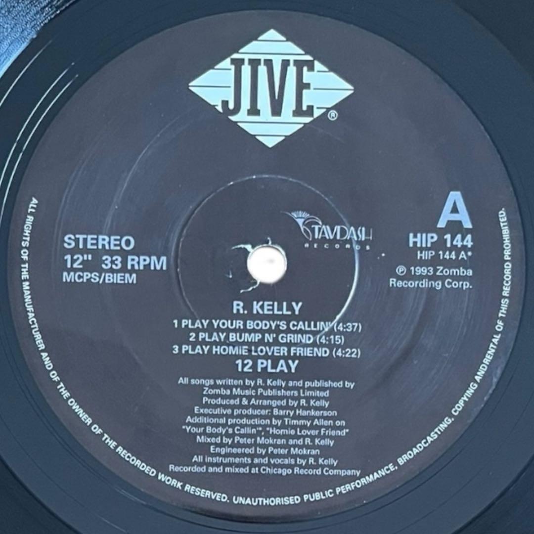 【12”】 R. Kelly / 12 Play USオリジナル盤