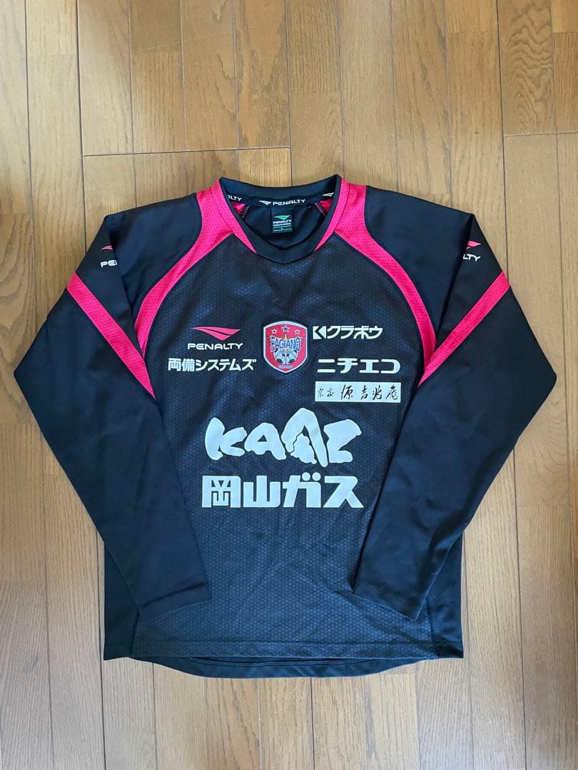 希少 非売品 ファジアーノ岡山 トレーニングウェア 旧エンブレム 2枚まとめ売り