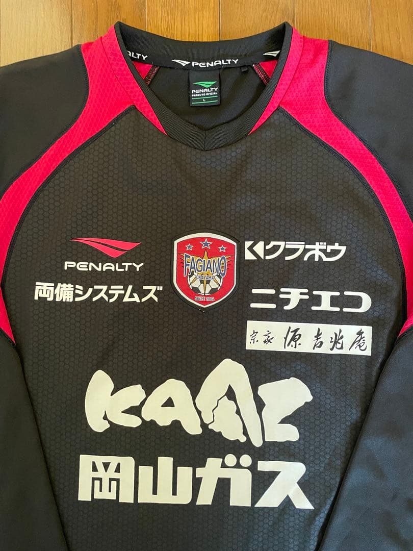 希少 非売品 ファジアーノ岡山 トレーニングウェア 旧エンブレム 2枚まとめ売り