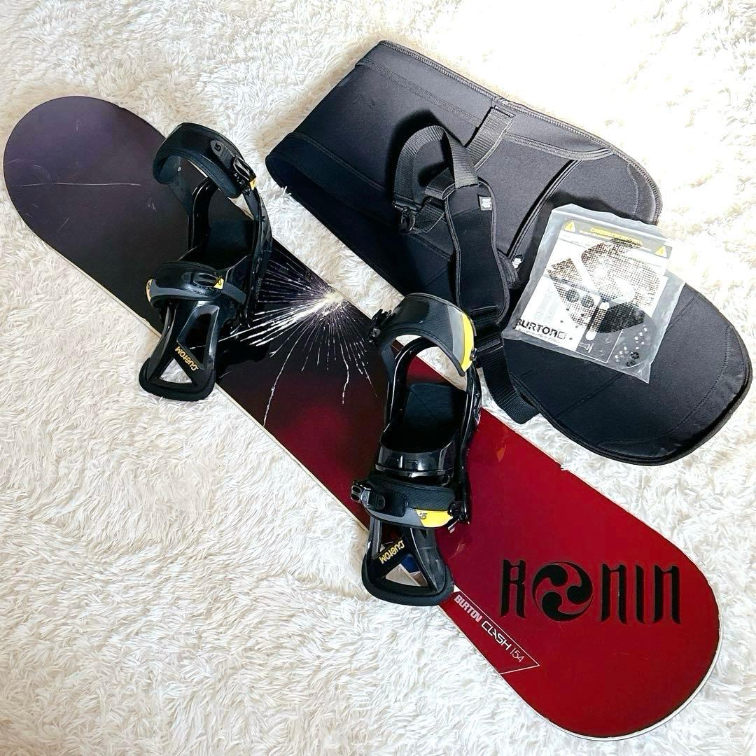 良品✨BURTON Clash 154・Customビンディング カバー 付属品