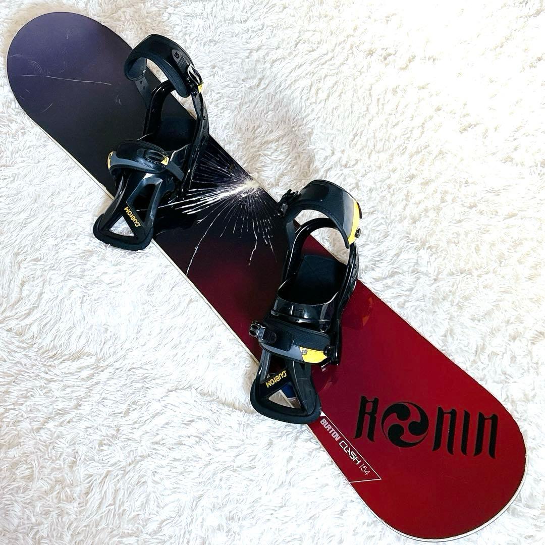 良品✨BURTON Clash 154・Customビンディング カバー 付属品