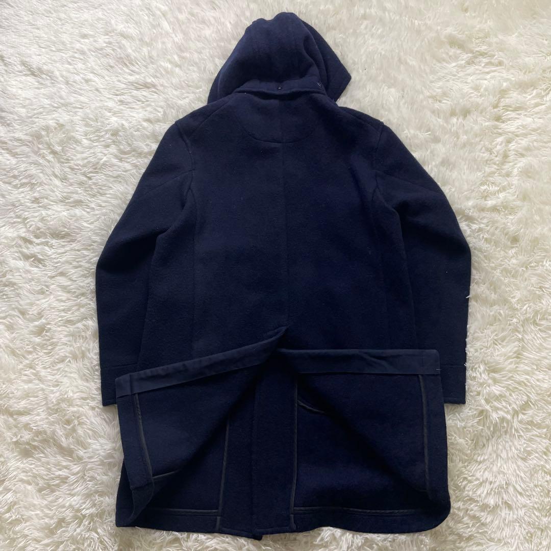美品✨ 42（XL） ダントン ウールモッサ 2WAY フードコート ネイビー