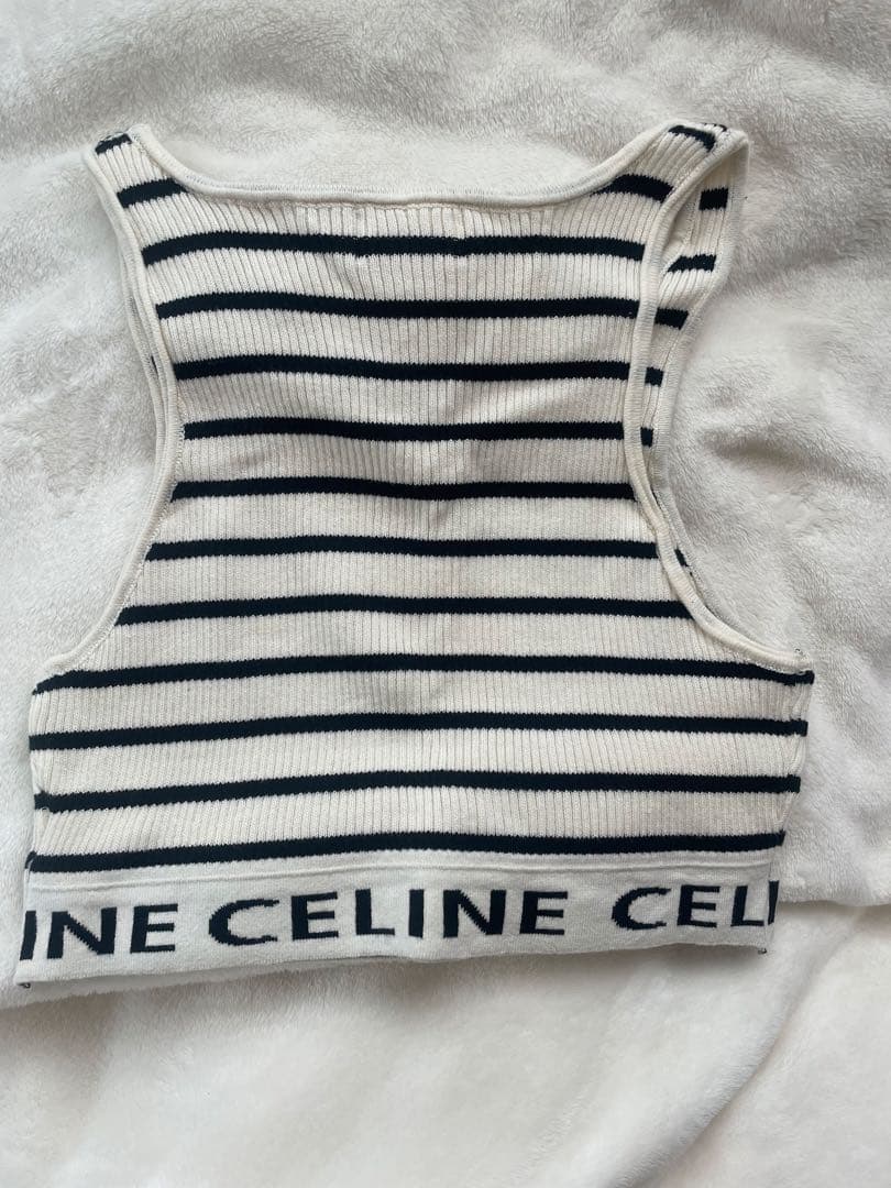 CELINE ストライプ ノースリーブ　タンクトップ LiSA・谷まりあ着用