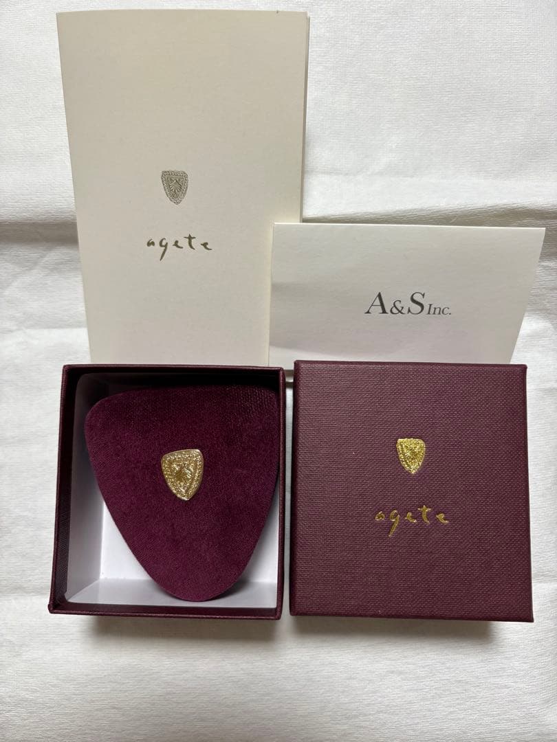 agate ゴールド ロングネックレス　K10