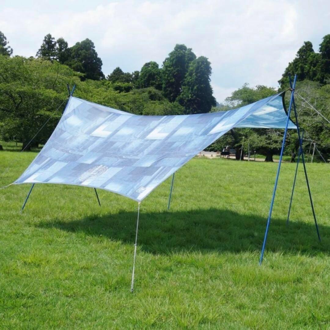 Coleman インディゴ　タープ　ヘキサタープ　コールマン