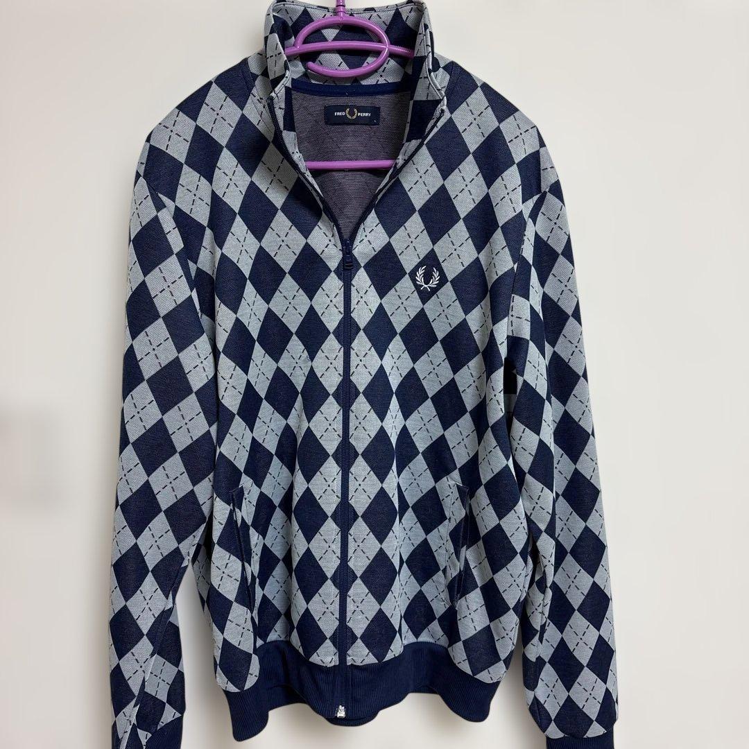 FRED PERRY フレッドペリー トラックジャケット アーガイル柄