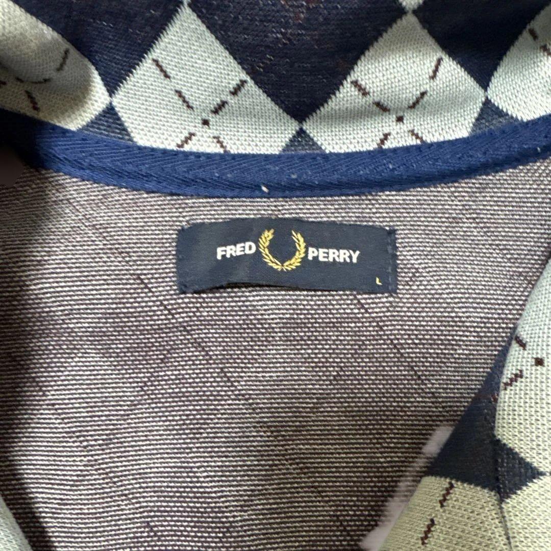 FRED PERRY フレッドペリー トラックジャケット アーガイル柄